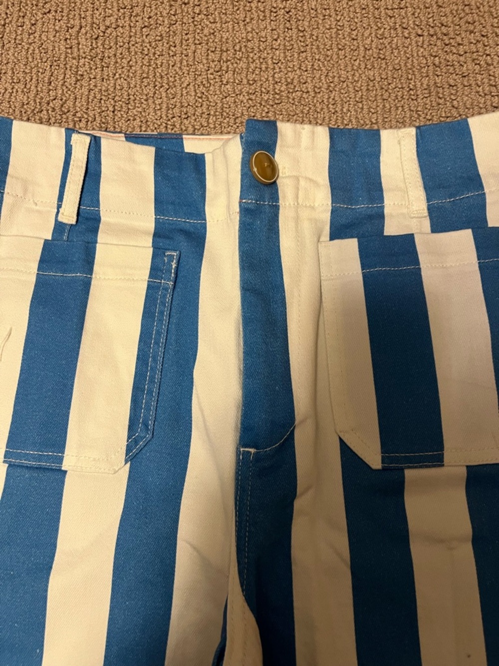 New Maeve Collette Striped Pants Full Length - 30 - Picture 4 of 6